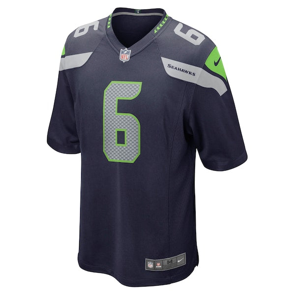 Quandre Diggs Seattle Seahawks Nike Game Jersey - College Navy/Green - Image 3