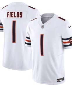 Justin Fields Chicago Bears Nike Vapor F.U.S.E. Limited Jersey - White/Navy/Orange