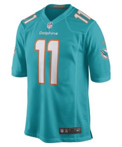 Alternative view of Cedrick Wilson Jr. Miami Dolphins Nike Game Player Jersey - Aqua
