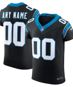 Carolina Panthers Nike Vapor F.U.S.E. Elite Custom Jersey - Black