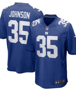 Leonard Johnson New York Giants Nike Game Player Jersey - Royal