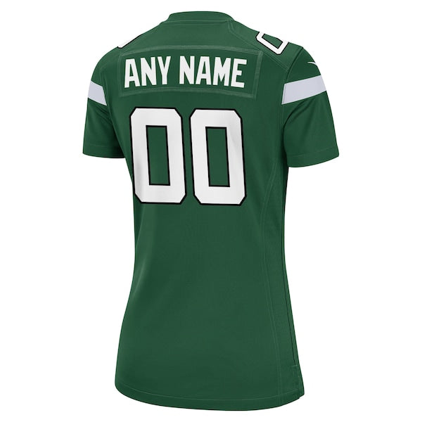 New York Jets Nike Women's Custom Game Jersey - Gotham Green - Image 3