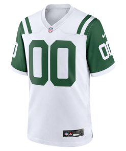 Alternative view of New York Jets Nike Classic Alternate Custom Replica Jersey - White