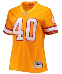 Alternative view of Mike Alstott Tampa Bay Buccaneers Women's Legacy Replica Player Jersey - Orange