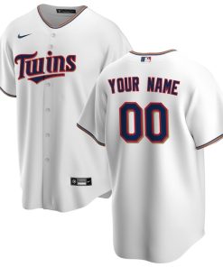 Minnesota Twins Nike Youth Home Replica Custom Jersey - White