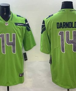 Sam Darnold Seattle Seahawks Nike Team Game Jersey -  Neon Green