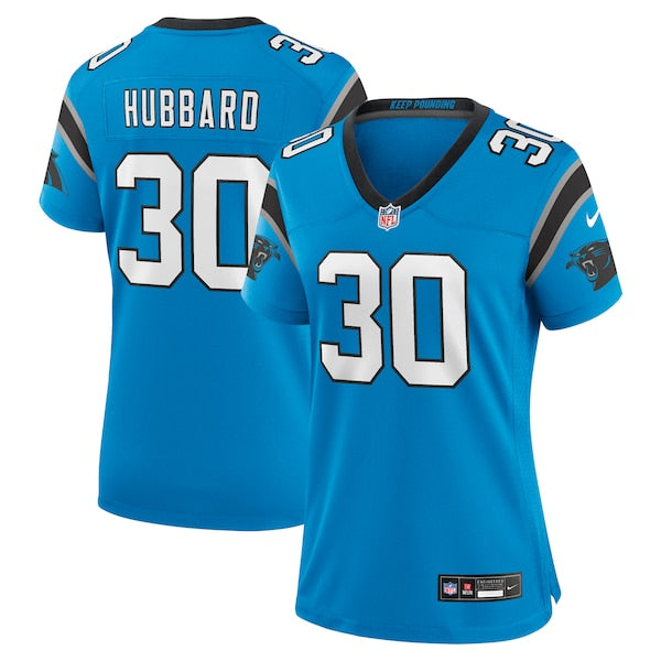 Chuba Hubbard Carolina Panthers Nike Women's Alternate Game Jersey - Blue/Black - Image 2