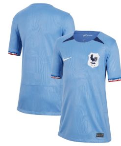 France Women's National Team Nike Youth 2023 Home Stadium Replica Jersey - Blue