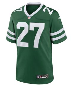 Alternative view of Malachi Moore New York Jets Nike Team Game Jersey - Legacy Green