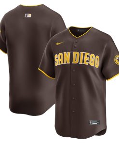 San Diego Padres Nike Away Limited Jersey - Brown