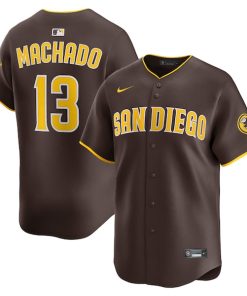 Manny Machado San Diego Padres Nike Alternate Limited Player Jersey - Brown
