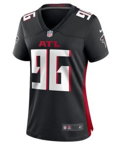 Alternative view of Zach Harrison Atlanta Falcons Nike Women's Team Game Jersey -  Black