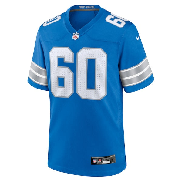 Graham Glasgow Detroit Lions Nike Team Game Jersey - Blue - Image 2