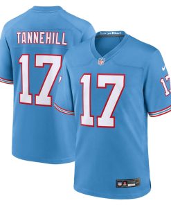 Ryan Tannehill Tennessee Titans Nike Oilers Throwback Alternate Game Player Jersey - Light Blue
