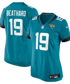 Alternative view of C.J. Beathard Jacksonville Jaguars Nike Women's  Game Jersey -  Teal