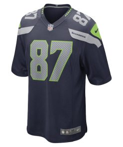 Alternative view of Noah Fant Seattle Seahawks Nike Game Player Jersey - College Navy