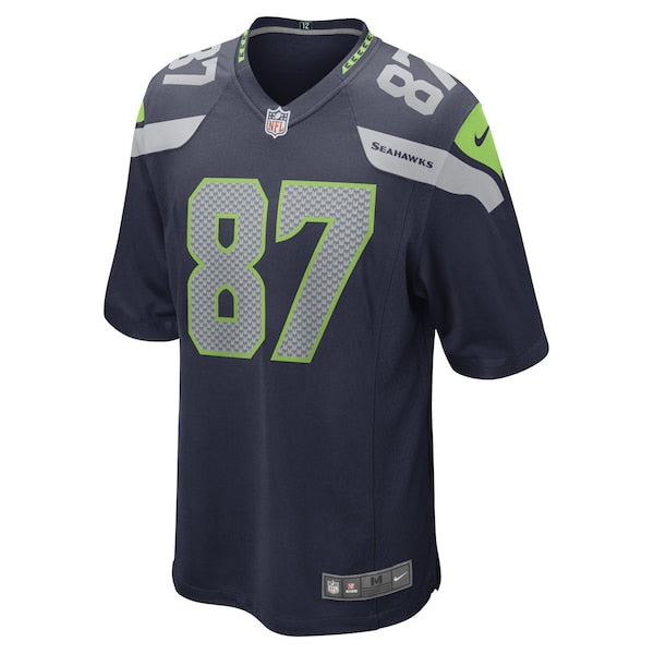Noah Fant Seattle Seahawks Nike Game Player Jersey - College Navy - Image 2