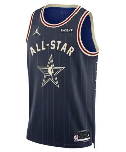 Alternative view of Joel Embiid Jordan Brand Unisex 2024 NBA All-Star Game Swingman Jersey - Navy