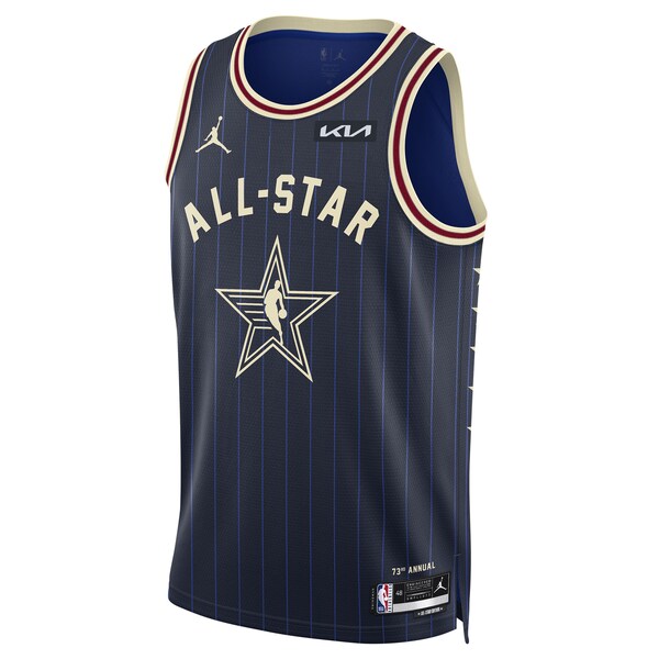 Joel Embiid Jordan Brand Unisex 2024 NBA All-Star Game Swingman Jersey - Navy - Image 2