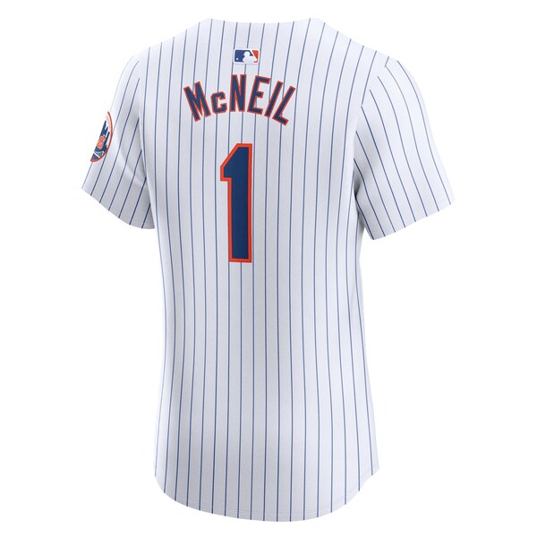 Jeff McNeil New York Mets Nike Home Elite Player Jersey - White - Image 3