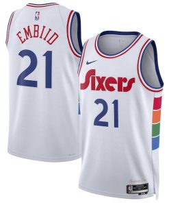 Joel Embiid Philadelphia 76ers Nike Unisex 2024/25 Swingman Player Jersey - City Edition - White