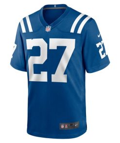 Alternative view of Trey Sermon Indianapolis Colts Nike  Game Jersey -  Royal