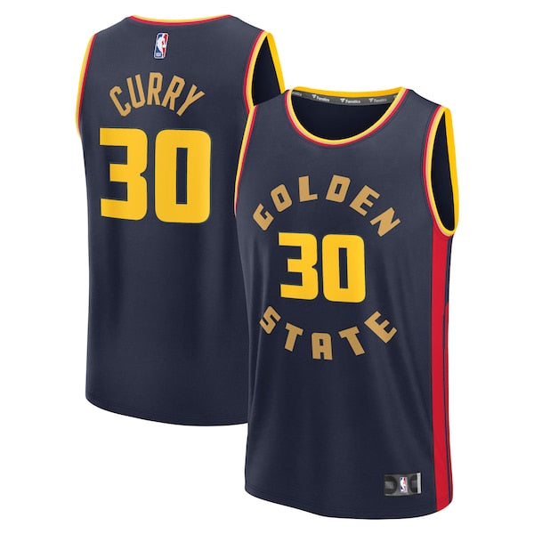 Stephen Curry Golden State Warriors 2024/25 Fast Break Player Jersey - City Edition - Navy