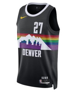 Alternative view of Jamal Murray Denver Nuggets Nike Unisex 2025/26 Swingman Jersey - Black - City Edition