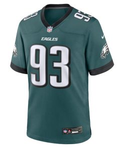 Alternative view of Milton Williams Philadelphia Eagles Nike Team Game Jersey - Midnight Green