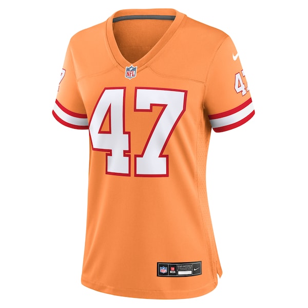 John Lynch Tampa Bay Buccaneers Nike Women's Throwback Game Jersey - Orange - Image 2