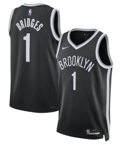 Mikal Bridges Brooklyn Nets Nike Unisex Swingman Jersey - Icon Edition - Black