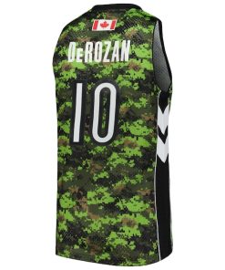 Alternative view of DeMar DeRozan Toronto Raptors 2011/12 Hardwood Classics Swingman Jersey - Camo
