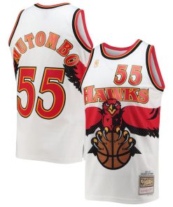 Dikembe Mutombo Atlanta Hawks  1996/97 Hardwood Classics Swingman Jersey - White