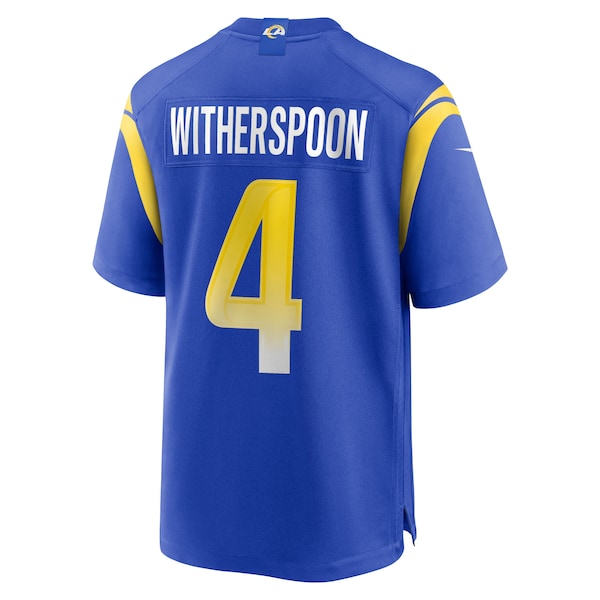 Ahkello Witherspoon Los Angeles Rams Nike Team Game Jersey - Royal - Image 3