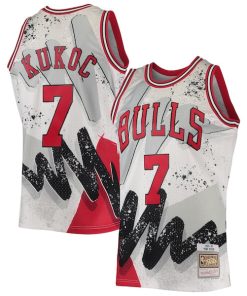 Toni Kukoc Chicago Bulls Hardwood Classics 1995/96 Hyper Hoops Swingman Jersey - White
