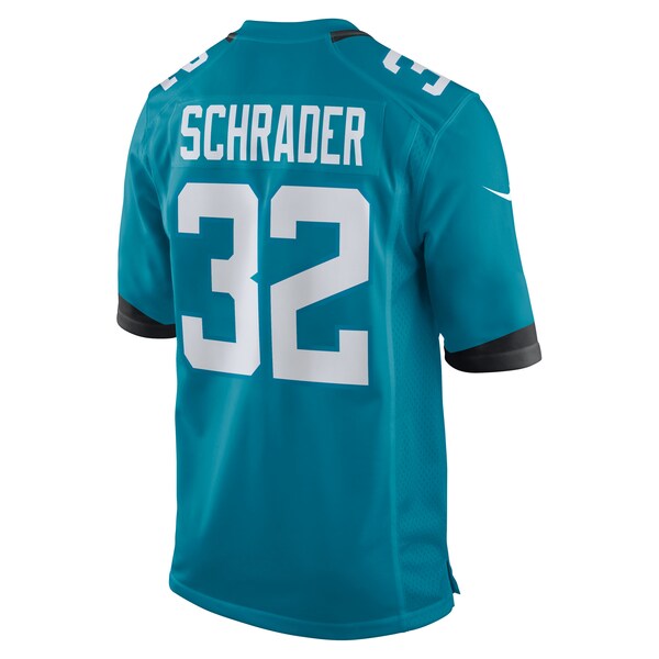Cody Schrader Jacksonville Jaguars Nike Team Game Jersey - Teal - Image 3