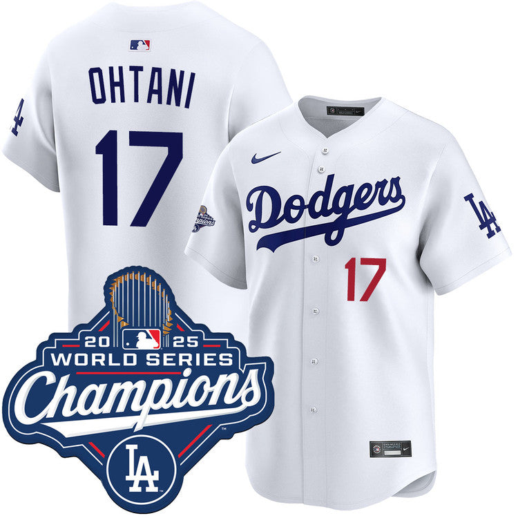 Shohei Ohtani Los Angeles Dodgers Nike 2025 World Series Champions Limited Jersey - White