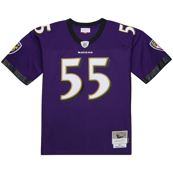 Terrell Suggs Baltimore Ravens 2003 Legacy Replica Jersey - Purple - Image 2