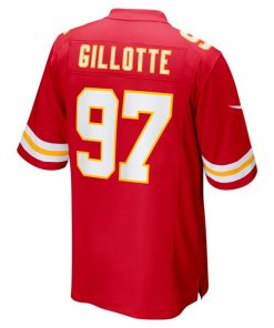 Alternative view of Ashton Gillotte Kansas City Chiefs Nike Team Game Jersey -  Red