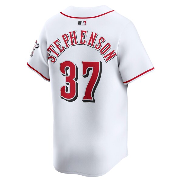 Tyler Stephenson Cincinnati Reds Nike Home Limited Player Jersey - White - Image 3