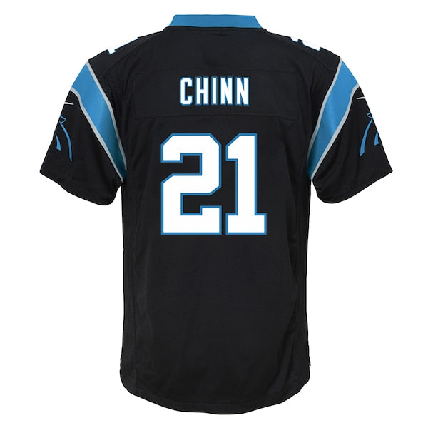 Jeremy Chinn Carolina Panthers Nike Youth Game Jersey - Black/Blue/White - Image 4