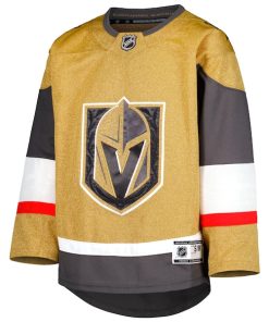 Alternative view of Vegas Golden Knights Youth 2021/22 Alternate Premier Jersey - Gold