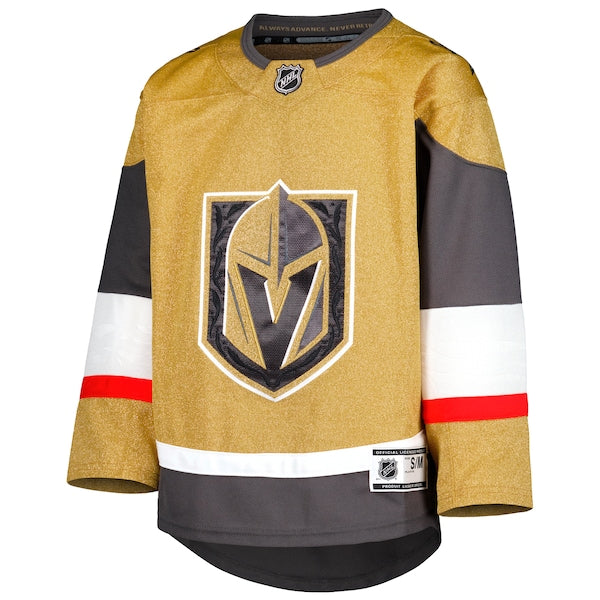 Vegas Golden Knights Youth 2021/22 Alternate Premier Jersey - Gold - Image 2