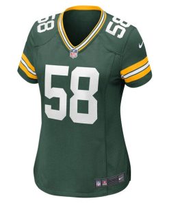 Alternative view of Isaiah McDuffie Green Bay Packers Nike Women's Game Jersey - Green