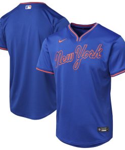 New York Mets Youth Limited Jersey - Royal/Gray