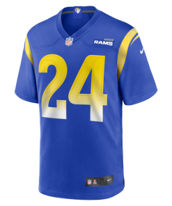Alternative view of Royce Freeman Los Angeles Rams Nike  Game Jersey - Royal