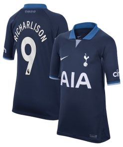 Richarlison Tottenham Hotspur Nike Youth 2023/24 Away Stadium Replica Player Jersey - Navy