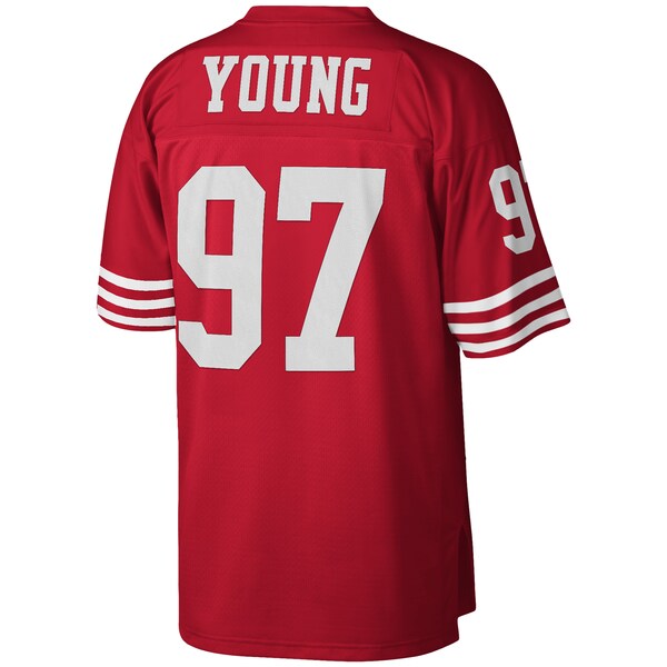 Bryant Young San Francisco 49ers Legacy Replica Jersey - Scarlet/White - Image 4