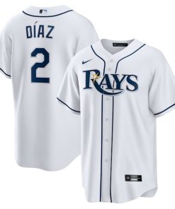 Yandy D¨ªaz Tampa Bay Rays Nike Home  Replica Player Jersey - White
