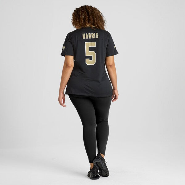 Will Harris New Orleans Saints Nike Women's Game Jersey - Black - Image 2